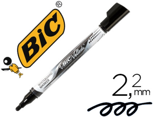 Rotulador Pizarra Blanca bic Velleda Tinta Liquida ink Pocket Negro -  Borrado Optimo - Duración mas, Bolígrafo, Los mejores precios