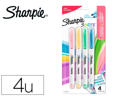 Rotuladores permanentes Sharpie Snote 12 ud - Surtidos