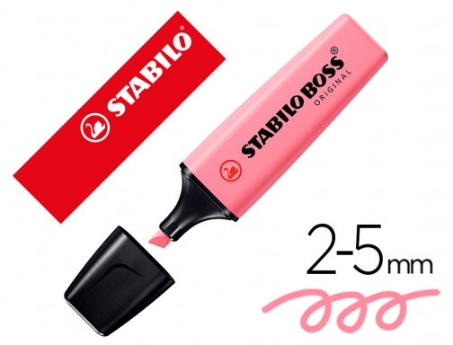 Rotulador Stabilo boss fluorescente 70 pastel rosa cerezo en flor 70 150 , cereza, imagen mini