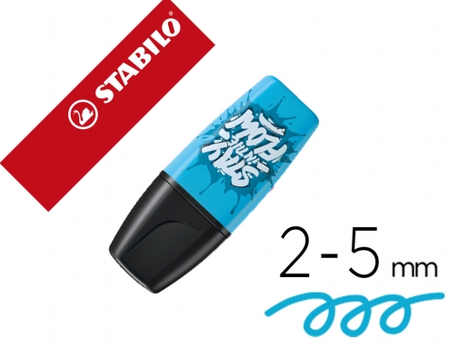 Rotulador Stabilo boss mini fluorescente by snooze one azul 07 31-10 , azul fluor, imagen mini