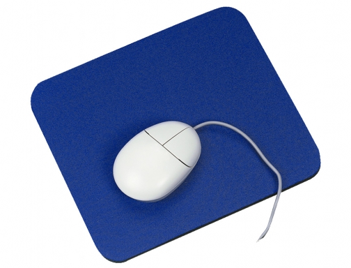 Alfombrilla para raton basic Q-connect azul 260x220x6 mm KF04516, imagen mini