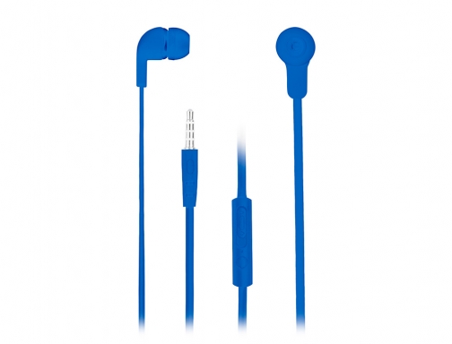 Comprar Auricular Ngs cross skip con control de volumen jack 3,5 mm longitud CROSSSKIPBLUE , azul