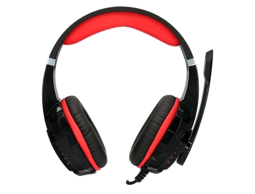 Comprar Auricular Qconnect con microfono ajustable e iluminacion led color negro KF10095