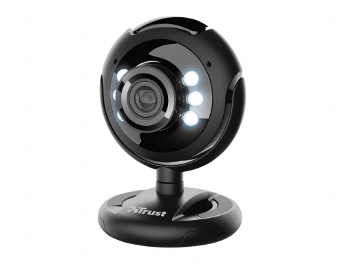 Camara webcam Trust spotlight pro con microfono y luces led 640x480 usb 16428, imagen mini