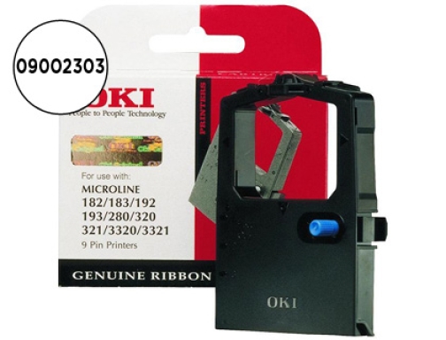 Comprar Cinta impresora Oki ml280 320 321 3320 3321 cinta negra 3 millones 09002303