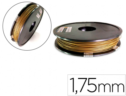 Filamento 3d colido pla 1,75 mm 0,5 kg bronce COL3D-LCD056Z, imagen mini