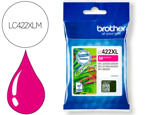 Comprar Ink-jet Brother lc-422XLm magenta MFC-j5340dw MFC-j5740dw MFC-j6540dw MFC-j6940dw 1500 paginas LC422XLM