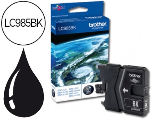 Comprar Inkjet Brother lc985bk negro DCPj125 DCPj315w MFCj265w MFCj410 MFCj415w LC985BKBP