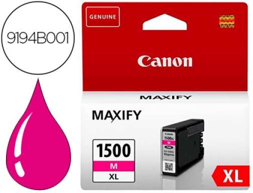 Comprar Inkjet Canon pgi1500XL mb2050 mb2150 mb2155 mb2350 mb2750 mb2755 magenta 9194B001