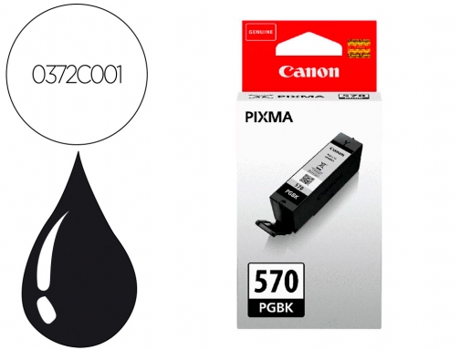 Ink-jet Canon pixma pgi-570 b negro 15ml 0372C001, imagen mini