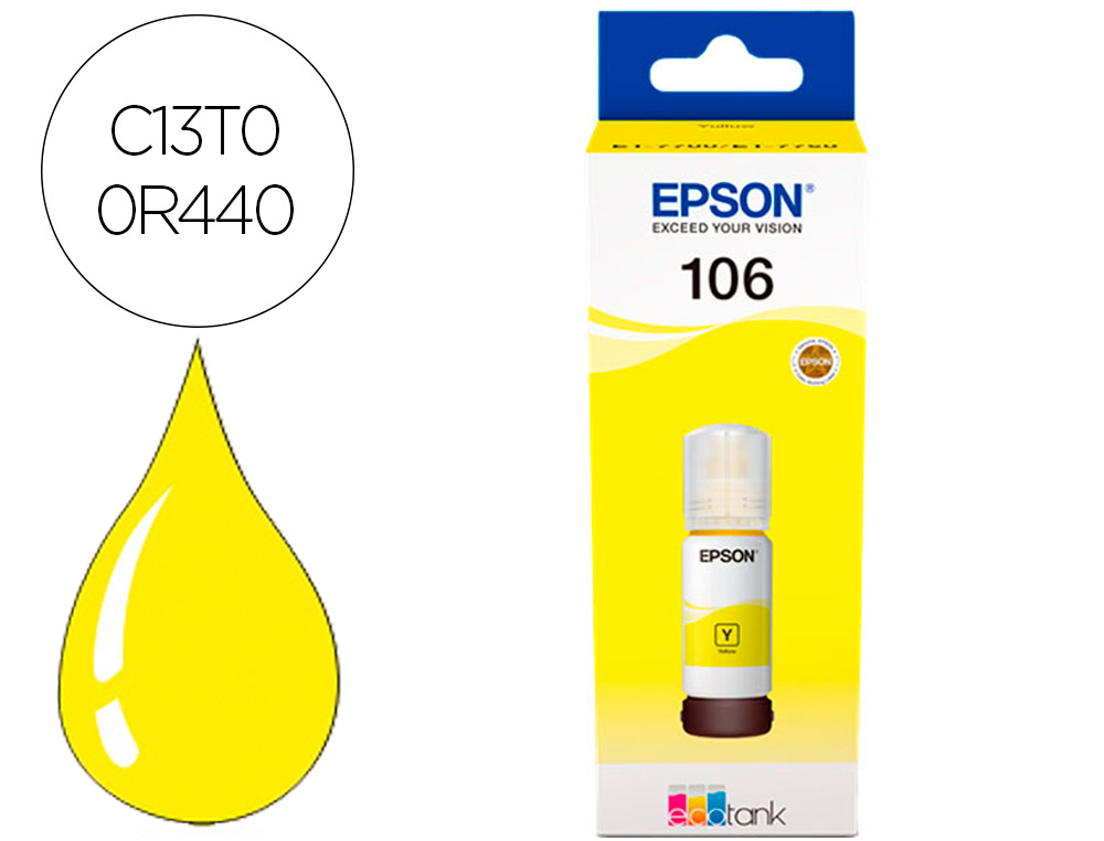 Ink-jet Epson 106 ecotank amarillo