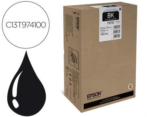 Ink-jet Epson workforce pro wf-c869r negro xXL ink supply unit C13T974100, imagen mini