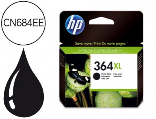 Ink-jet HP 364XL negro Photosmart premium - c309a series c5300 c6300 b8500 CN684EE, imagen mini