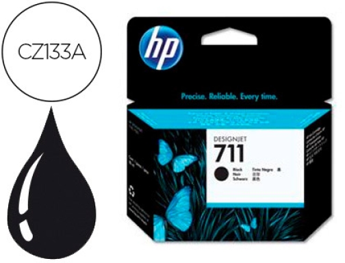 Comprar Inkjet HP n.711 Designjet t120 t520 negro 80 ml CZ133A