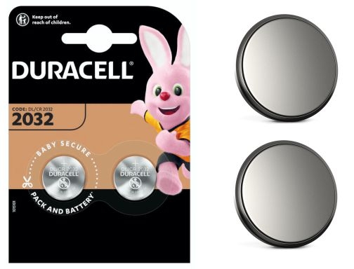 Comprar Pila Duracell alcalina boton cr2032 blister 2 unidades 990353