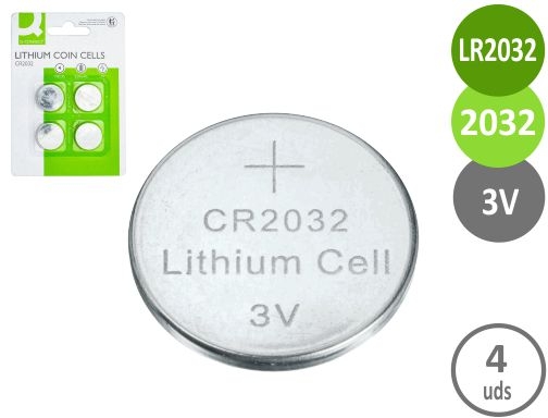 Batería de litio botón CR2032 GP LITHIUM 3V/220 mAh