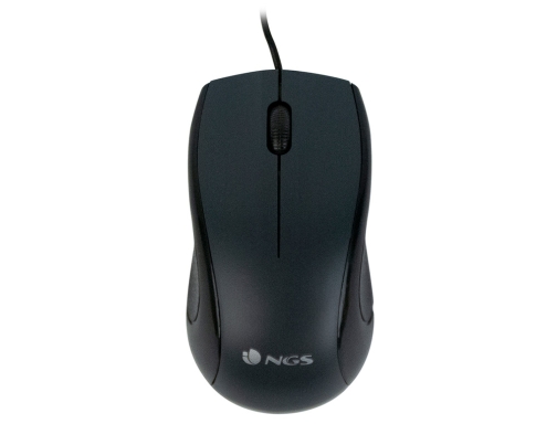 Comprar Raton Ngs wired MIST optico con cable 1000 dpi ambidiestros usb color , negro