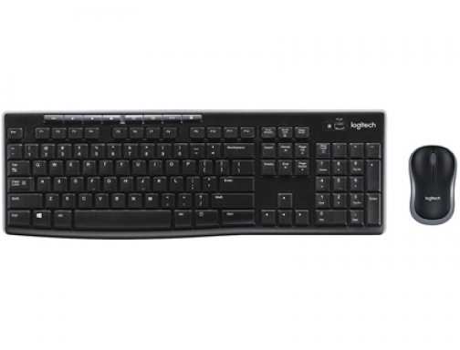 Set teclado + raton Logitech mk270 inalambrico negro 920-004513, imagen mini