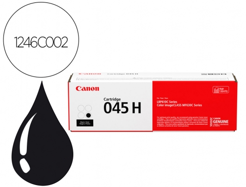 Toner Canon 045 h i-sensys LBP611 LBP613 negro 2800 paginas 1246C002, imagen mini