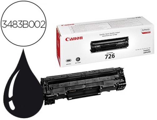 Toner Canon 726 negro i-sensys