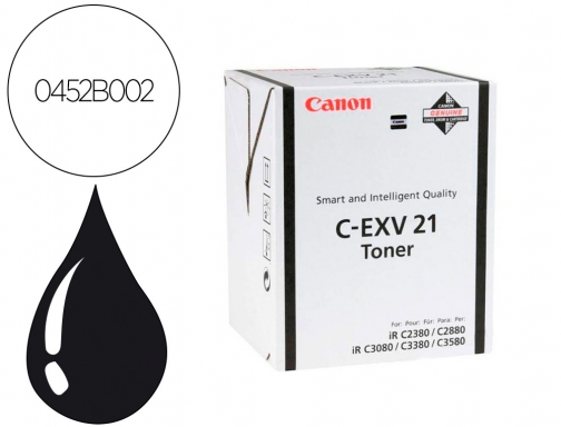Comprar Toner Canon exv21b irc2380 irc2880 negro 0452B002