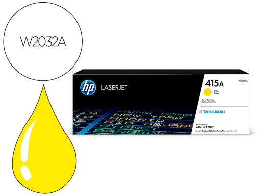 Comprar Toner HP 415a para HP color Laserjet pro m454 MFP m479 amarillo W2032A