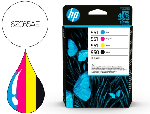 Comprar Inkjet HP 6ZC65AE 950 951 Officejet pro serie 8600 251dw 276 dw