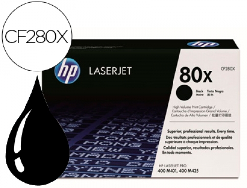 Toner HP Laserjet CF280X negro 6900 pag, imagen mini