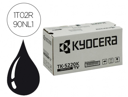 Toner Kyocera mita tk-5220k negro ecosys m5521cdw, ecosys m5521cdn 1200 pag 1T02R90NL1, imagen mini