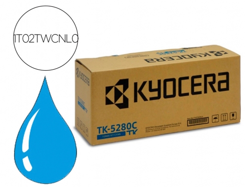 Toner Kyocera tk5280c cian para ecosysm6235 6635cidn 1T02TWCNL0, imagen mini