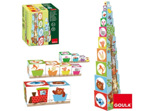 Comprar Juego Diset didacticos cubos apilables figuras del bosque 55219