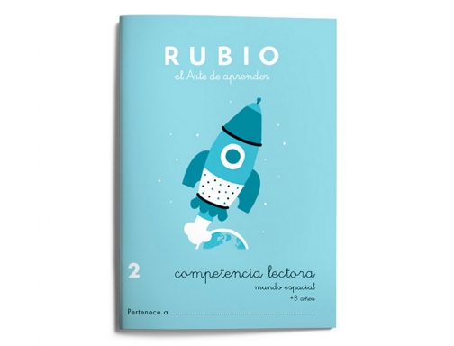 Cuaderno Rubio competencia lectora 2 mundo espacial CL2, imagen mini