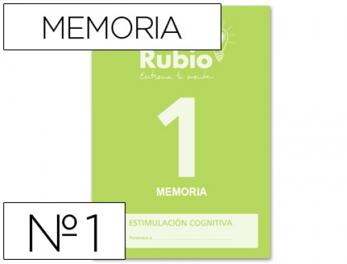 Cuaderno Rubio entrena tu mente estimulacion cognitiva memoria 1 49964, imagen mini