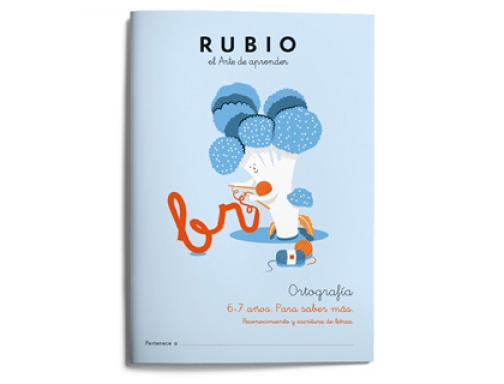 Cuaderno Rubio ortografia 6-7 años para saber mas ORT2, imagen mini