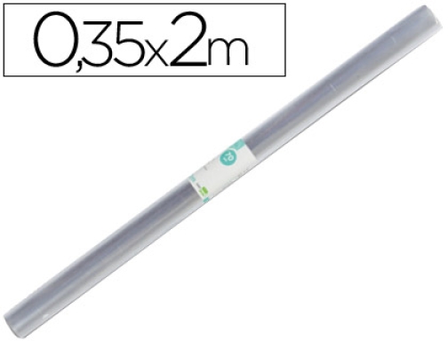 Comprar Rollo plastico forralibros 0,35x2 mt Liderpapel 07168