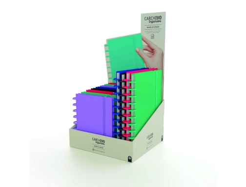 Comprar Cuaderno igeniox foam pastel horizontal expositor de 12 unidades surtidas Carchivo 66029100