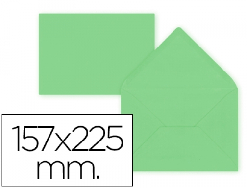 Sobre Liderpapel c5-eA5 verde 157x225mm