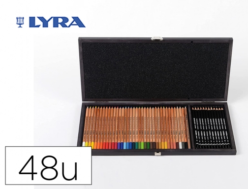 Lapices de colores Lyra rembrandt polycolor 36 olores surtidos + 12 lapices L2004001, imagen mini