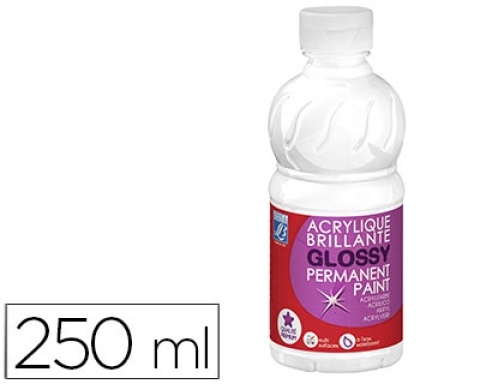 Comprar Pintura acrilica L&b brillo blanco bote de 250 ml 807540