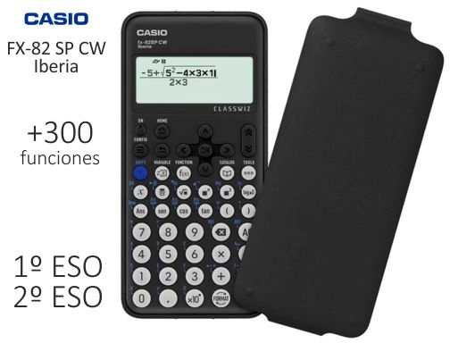 Calculadora Casio FX-82 spxii iberia classwizz cientifica 292 funciones 9 memorias con FX-82SPXII, imagen mini