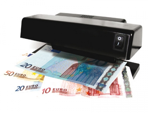 Detector Q-connect de billetes euro falsos