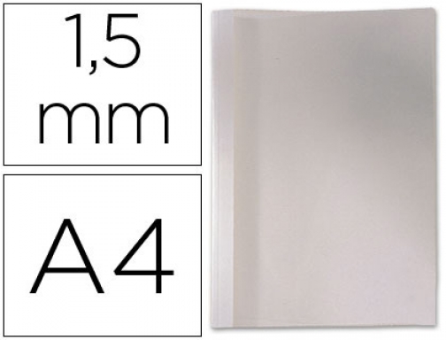Tapa de encuadernacion termica de pvc y cartulina lomo de 1,5mm caja Gbc TC080070 , blanco, imagen mini