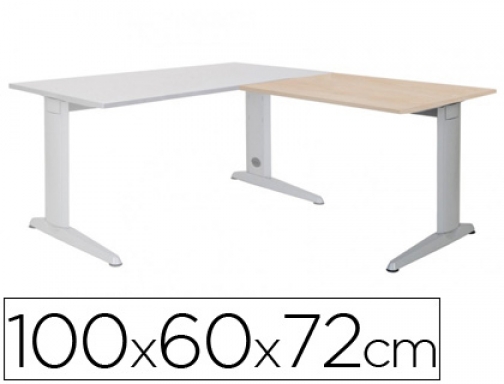 Ala para mesa Rocada serie metal 60x 100 cm derecha o izquierda 2102AC01, imagen mini
