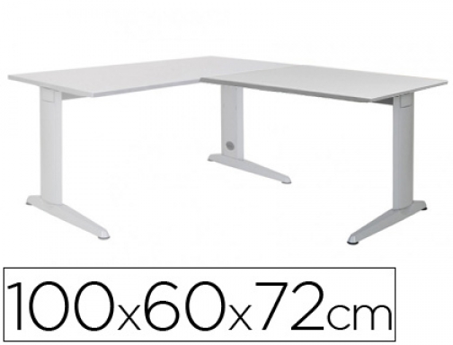 Ala para mesa Rocada serie metal 60x 100 cm derecha o izquierda 2102AC02, imagen mini
