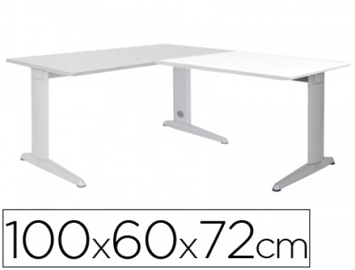 Ala para mesa Rocada serie metal 60x 100 cm derecha o izquierda 2102AC04, imagen mini