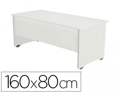 Comprar Mesa oficina Rocada serie work 160x80 cm acabado aw04 blanco blanco WORK 2002AW04