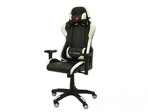 Silla pyc gaming chair giratoria similpiel regulable en altura negra 1200+80x670x670 mm Piqueras y cres 7216DBSPNE , negro, imagen mini