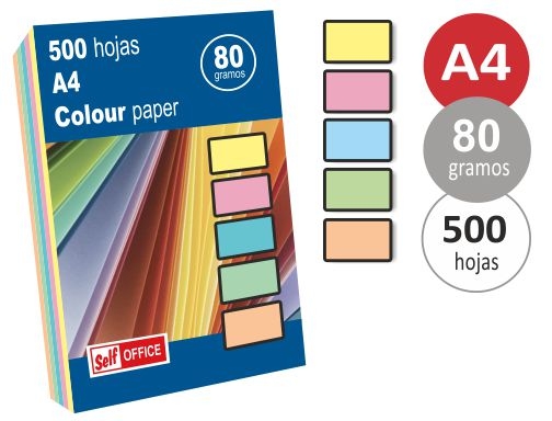 Papel color Q-connect Din A4 80