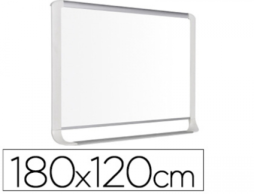 Pizarra blanca Bi-office lacada con bandeja integrada 180x120 cm MVI270207, imagen mini