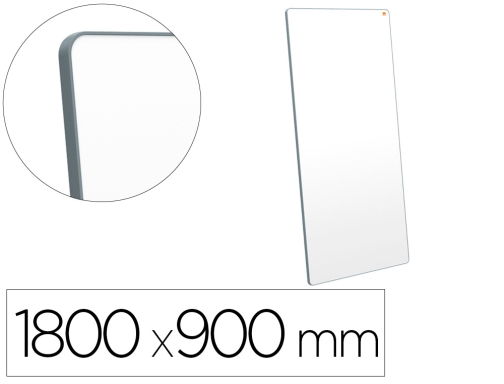 Comprar Pizarra blanca Nobo move&meet extraible y portatil marco gris doble cara magnetica 1915563